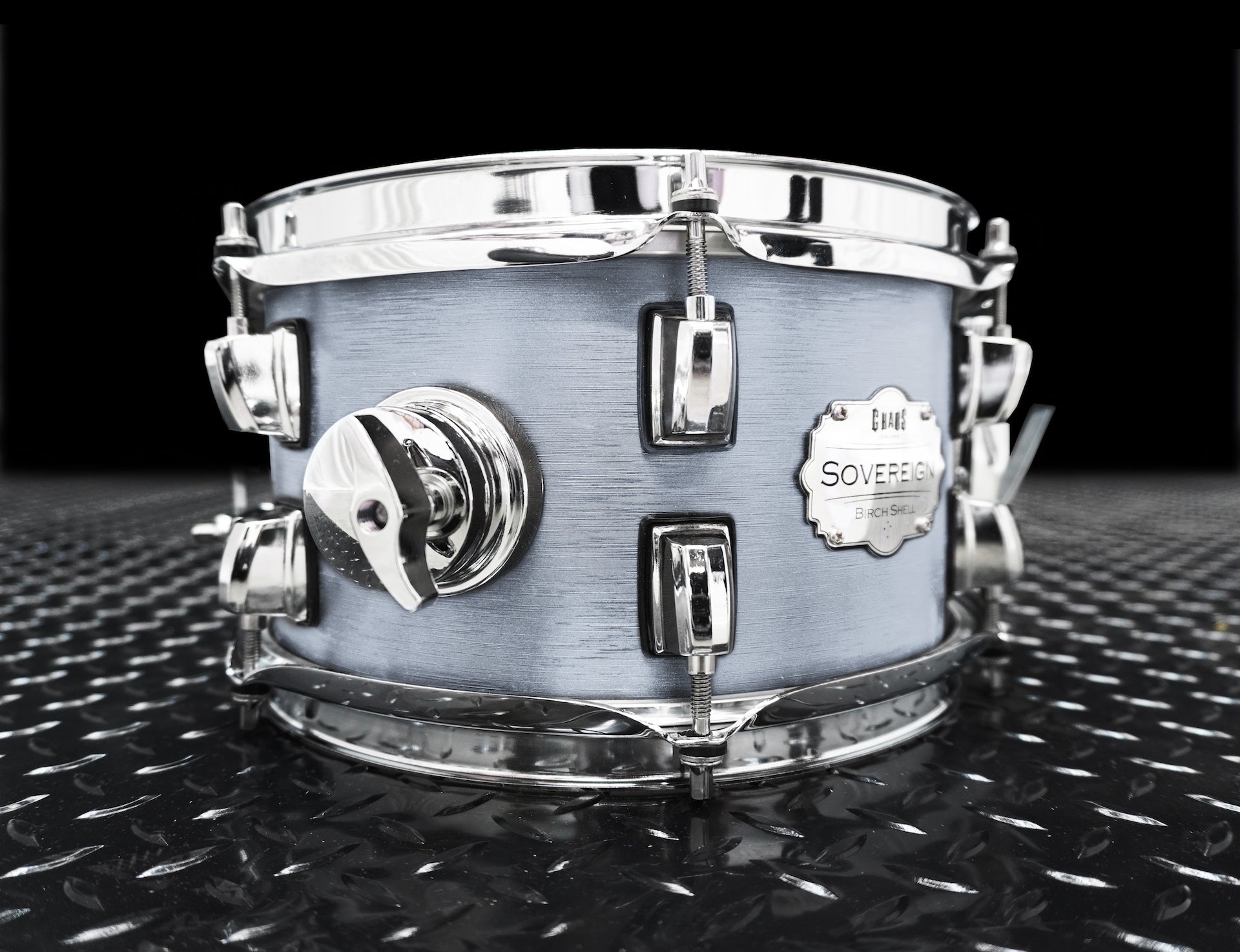 Chaos Sovereign 10x5.5 Snare Drum - Gun Metal White
