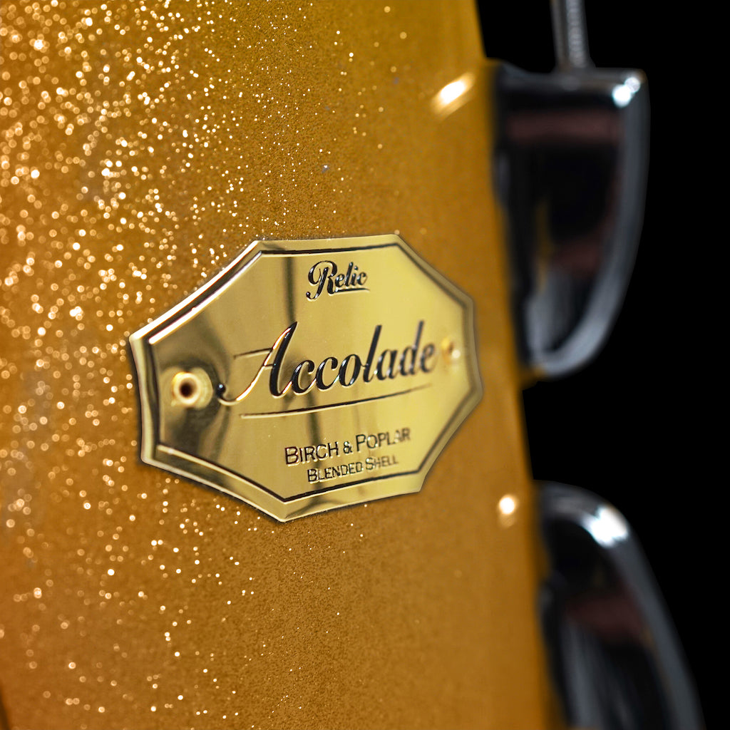 Relic Accolade Bop Drum Kit - Orange Sparkle