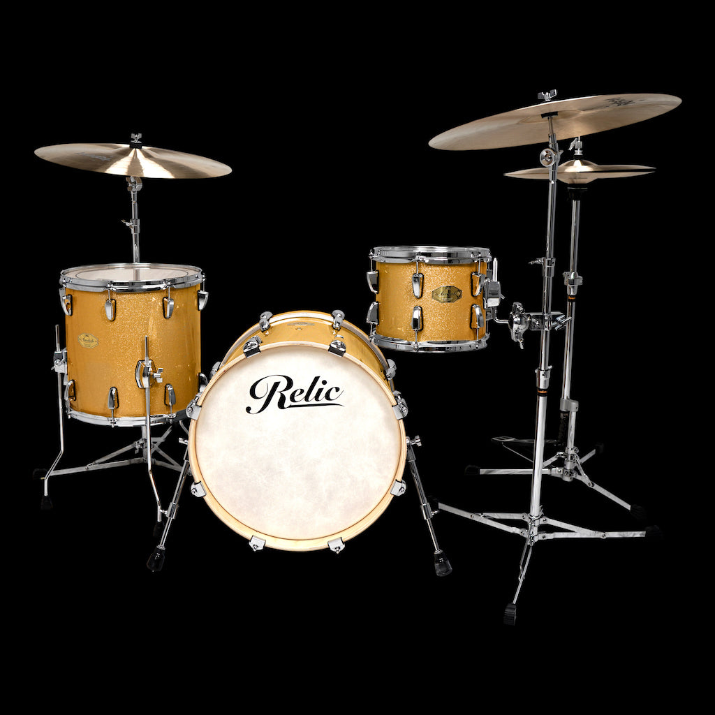 Relic Accolade Bop Drum Kit - Orange Sparkle