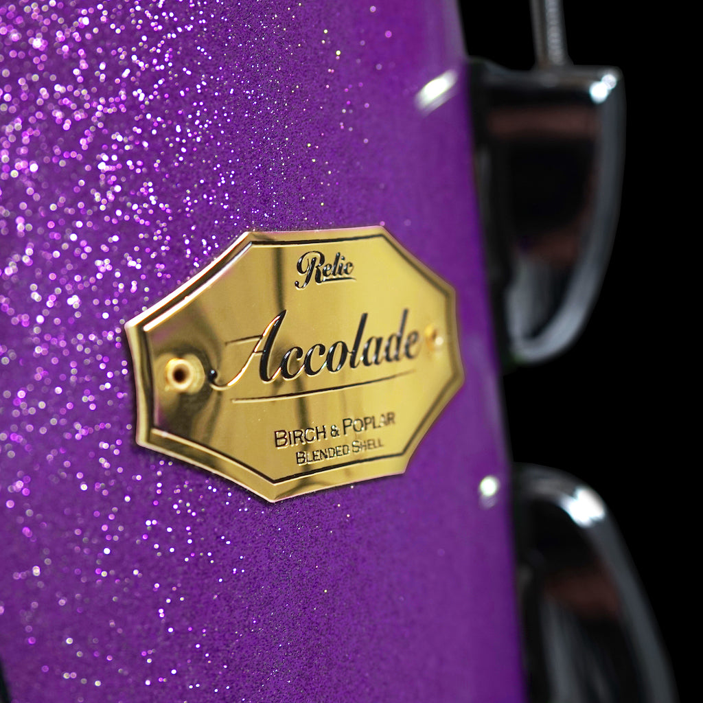 Relic Drums - Vintage Drums Purple Sparkle Drums