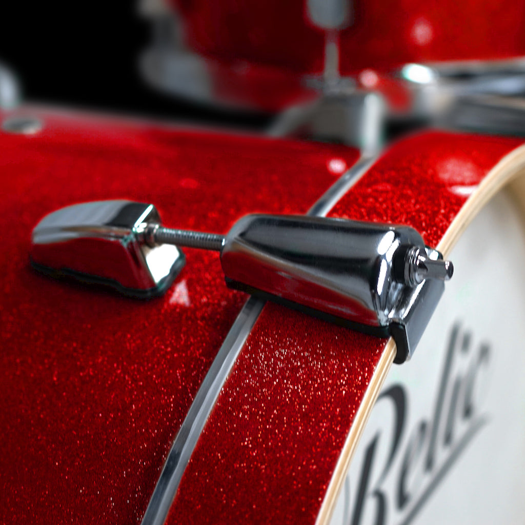 Relic Drums - Vintage Drums Red Sparkle Drums