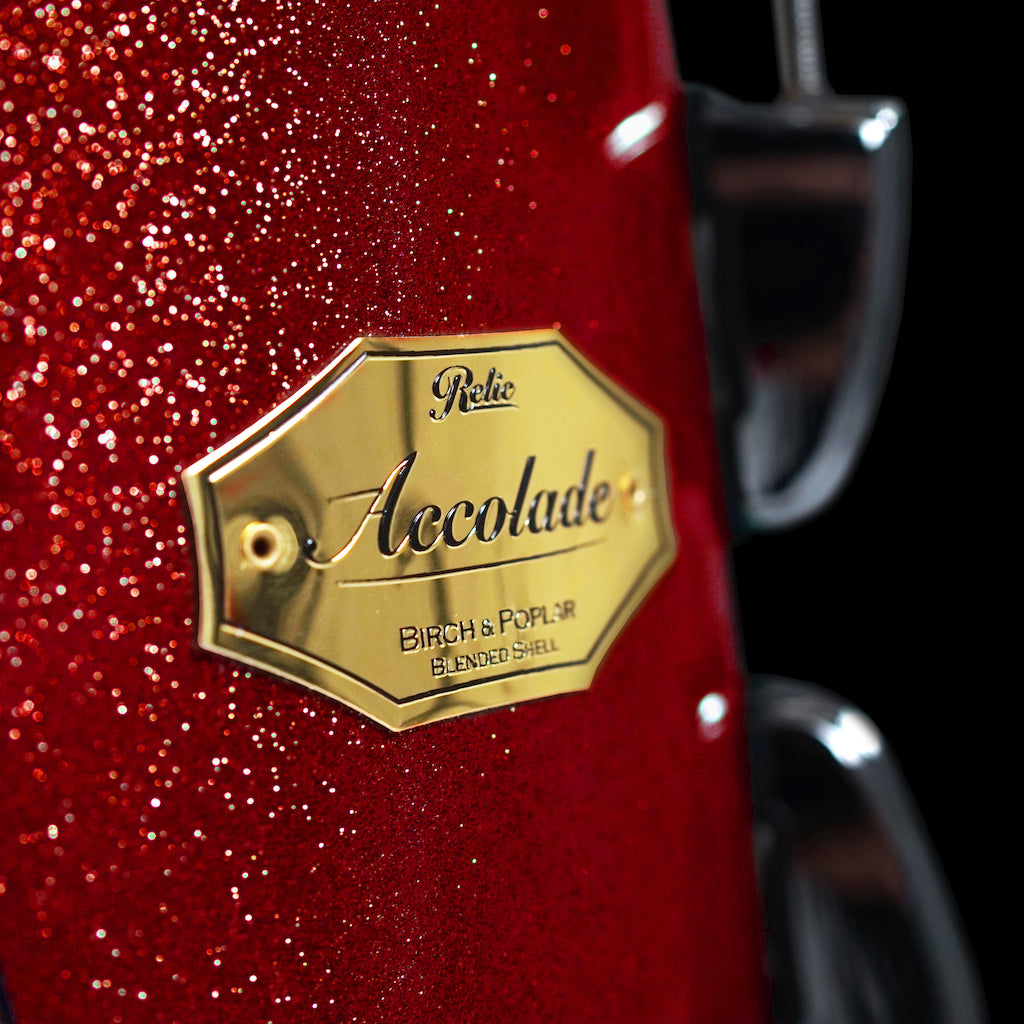 Relic Drums - Vintage Drums Red Sparkle Drums