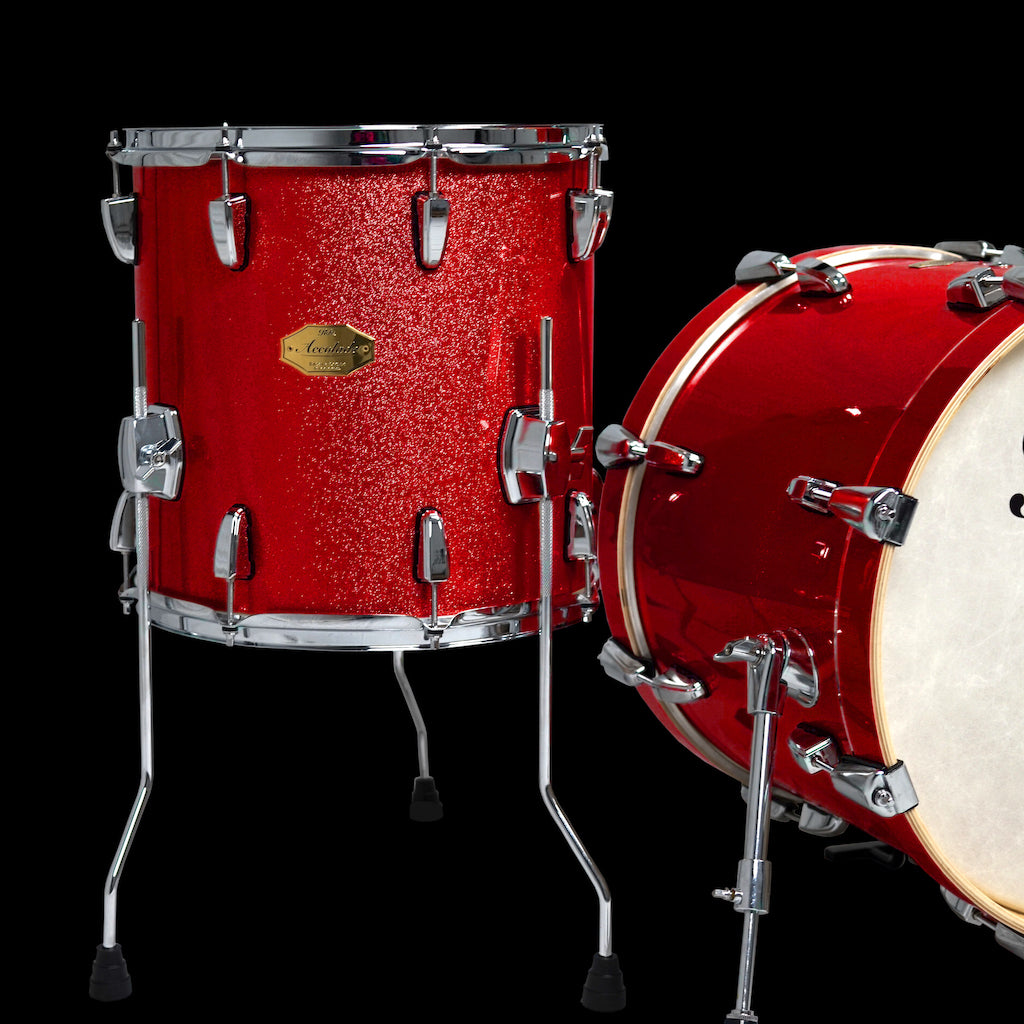 Relic Drums - Vintage Drums Red Sparkle Drums