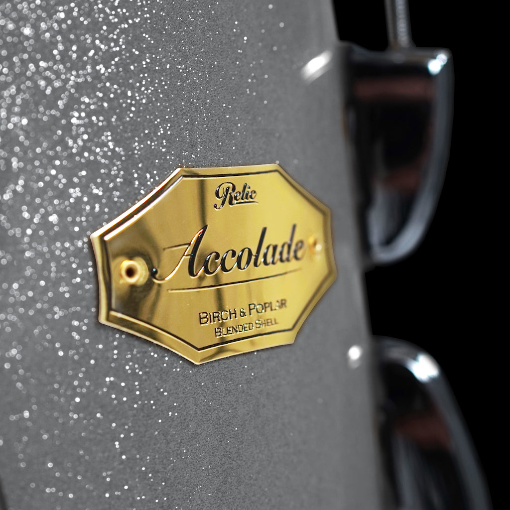 Relic Accolade Bop Drum Kit - Silver Sparkle