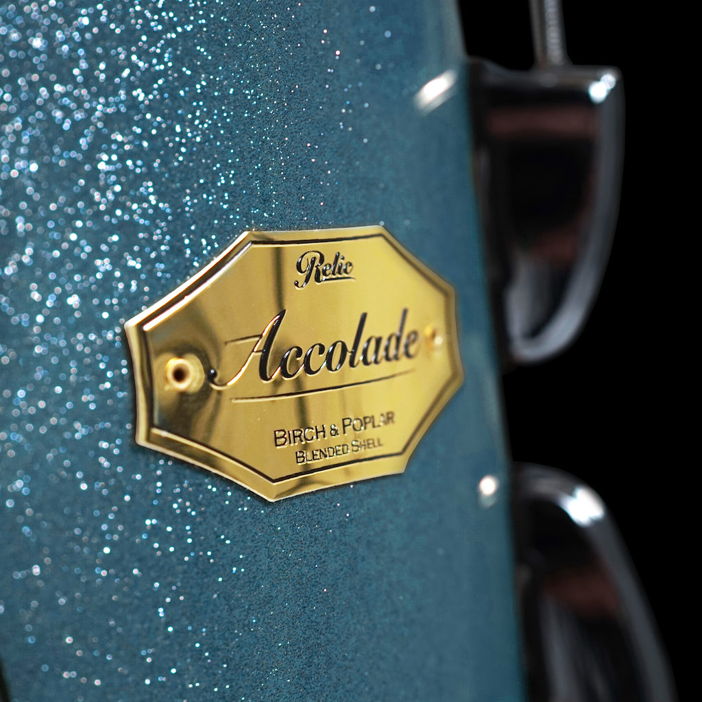 Relic Drums - Vintage Drums Turquoise Sparkle Drums