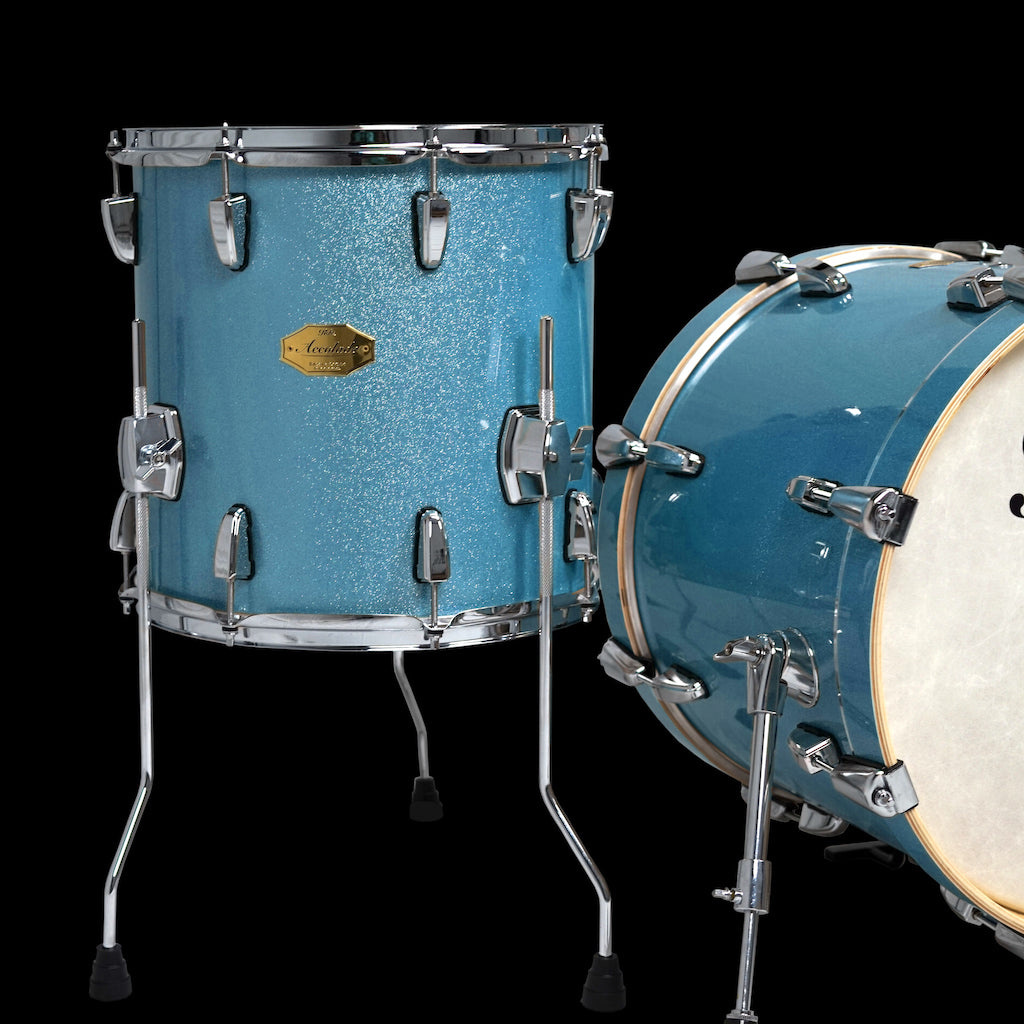 Relic Drums - Vintage Drums Turquoise Sparkle Drums