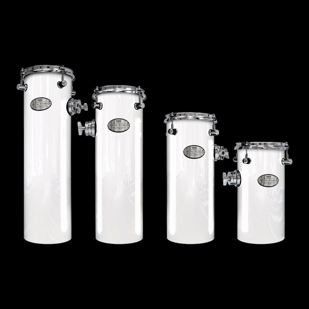 Chaos Metal Forge Alu Beat Cannon Toms - White