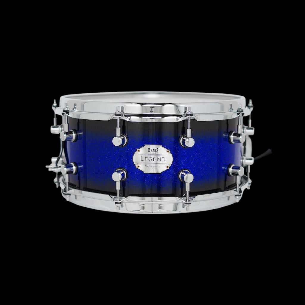 Chaos Legend 14x65 Snare - Blue Sparkle Burst