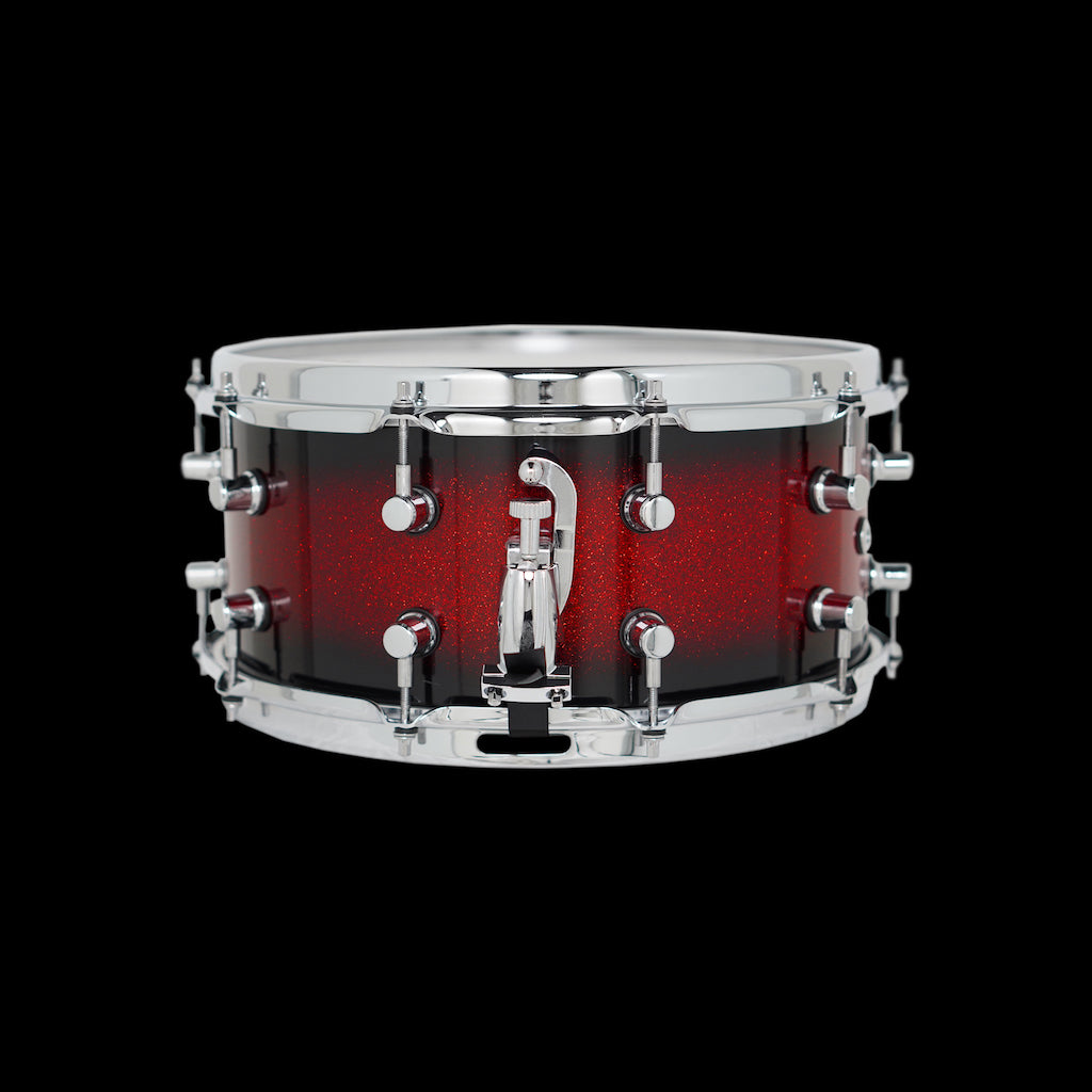 Chaos Maple Snare Drum - Legend Tone, Crack and sensitivity. Blue Sparkle Burst