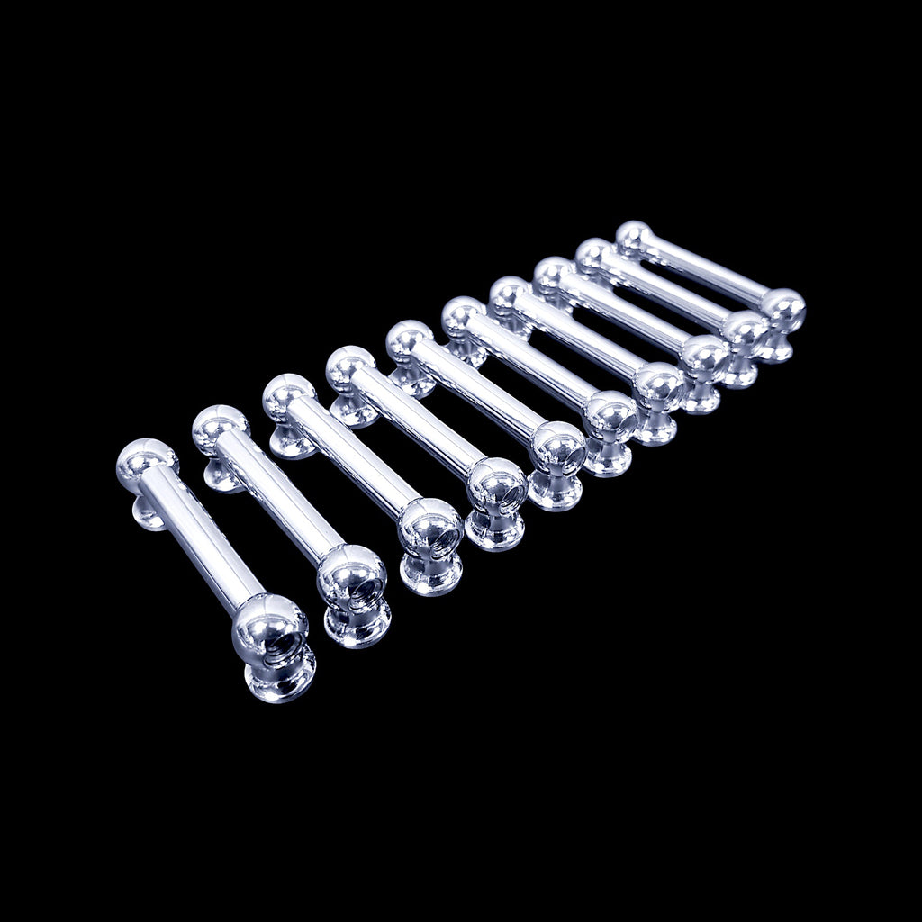 Group of DFP 50.8mm Chrome Double End Vintage Tube Drum Lugs