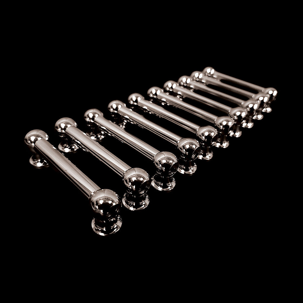 Group of DFP 55.56mm Black Nickel Double End Vintage Tube Drum Lugs