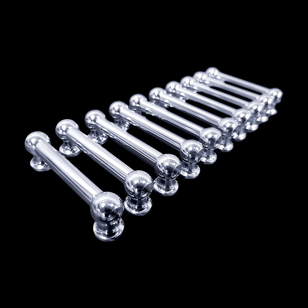 Group of DFP 55.56mm Chrome Double End Vintage Tube Drum Lugs