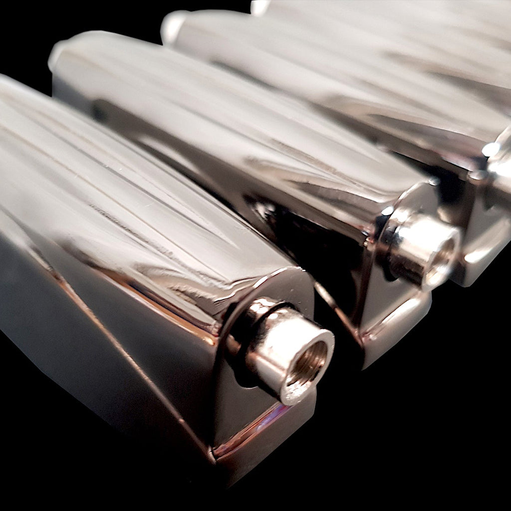 Close Up of DFP Black Nickel Die Cast Classic Snare Drum Lugs