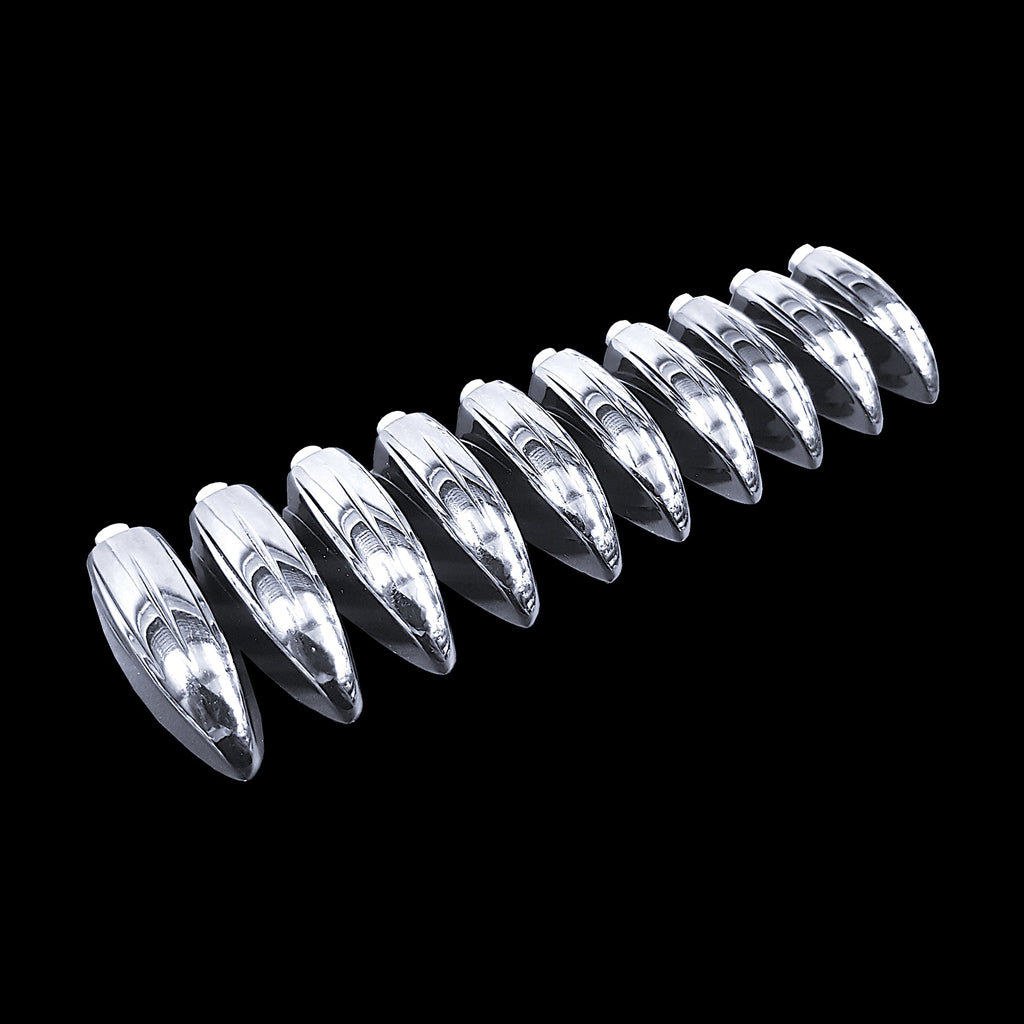Group of Chrome Die Cast Classic Tom Drum Lugs