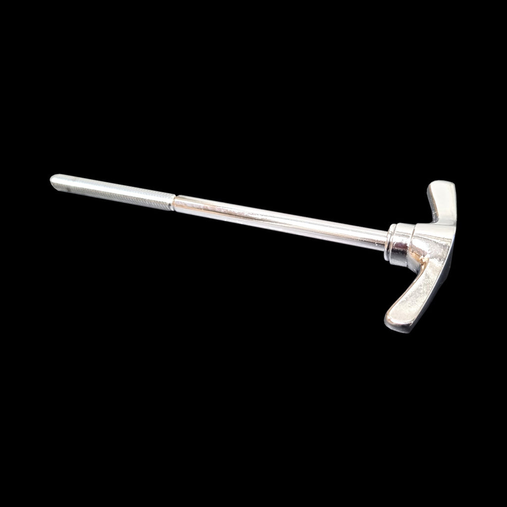 DFP 115mm Wing Nut T-Handle Bass Drum Tension Rods - Chrome