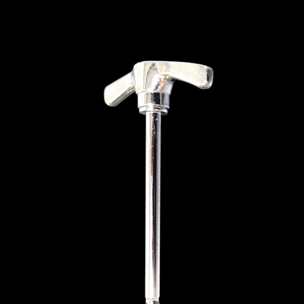 Close Up DFP 115mm Wing Nut T-Handle Bass Drum Tension Rods - Chrome