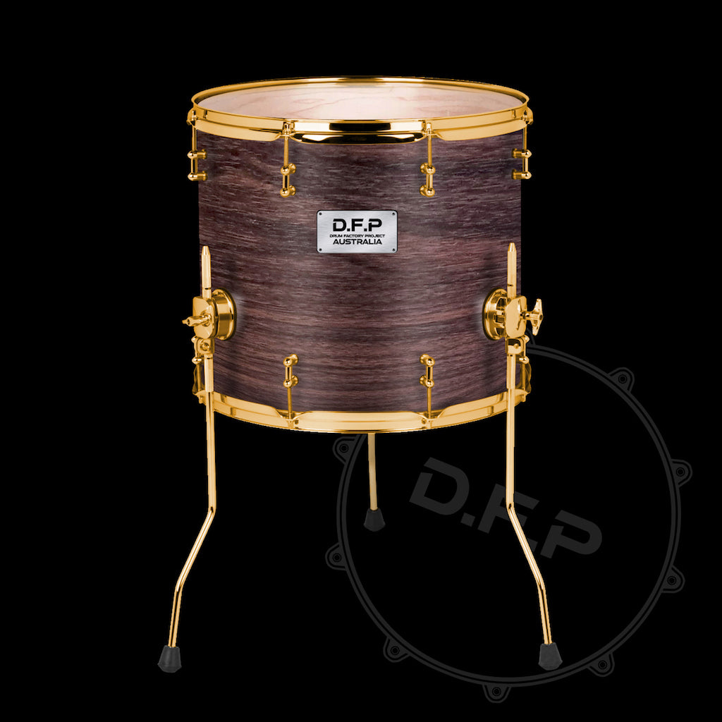 DFP Drum Wrap - Brown Wood Grain