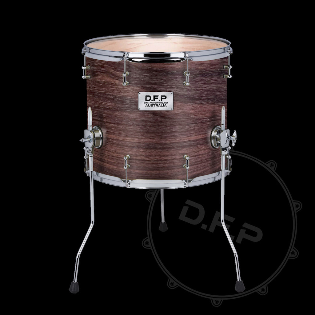 DFP Drum Wrap - Brown Wood Grain