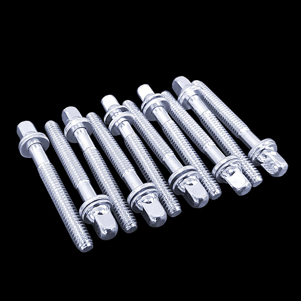 DFP Drum Tension Rods 10 Pack - Chrome Finish