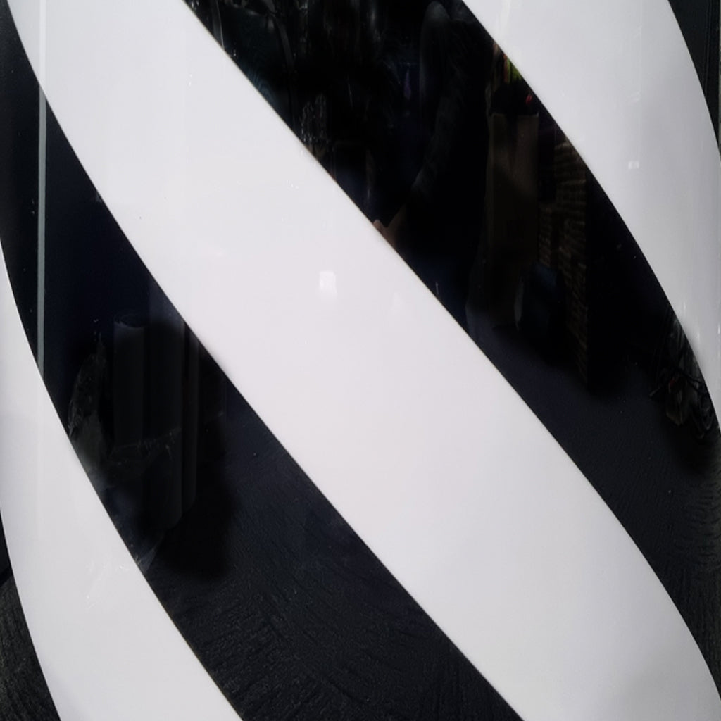 DFP Drum Wrap - Retro White Black Spiral