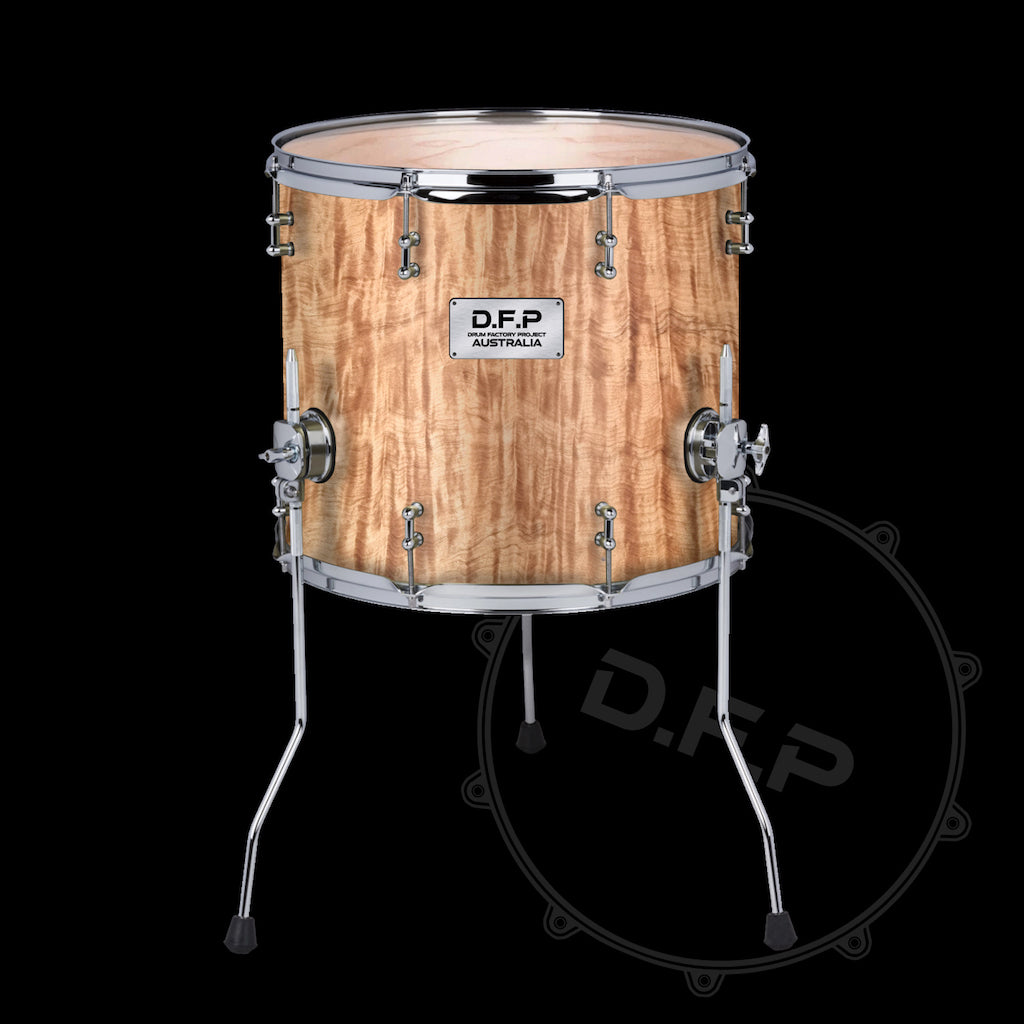 DFP Drum Wrap - Flamed Wood