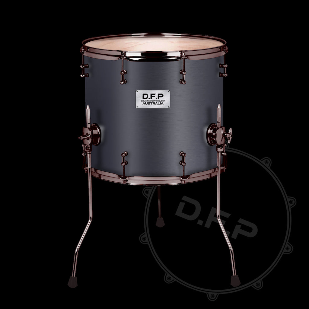 DFP Drum Wrap - Gun Metal Black