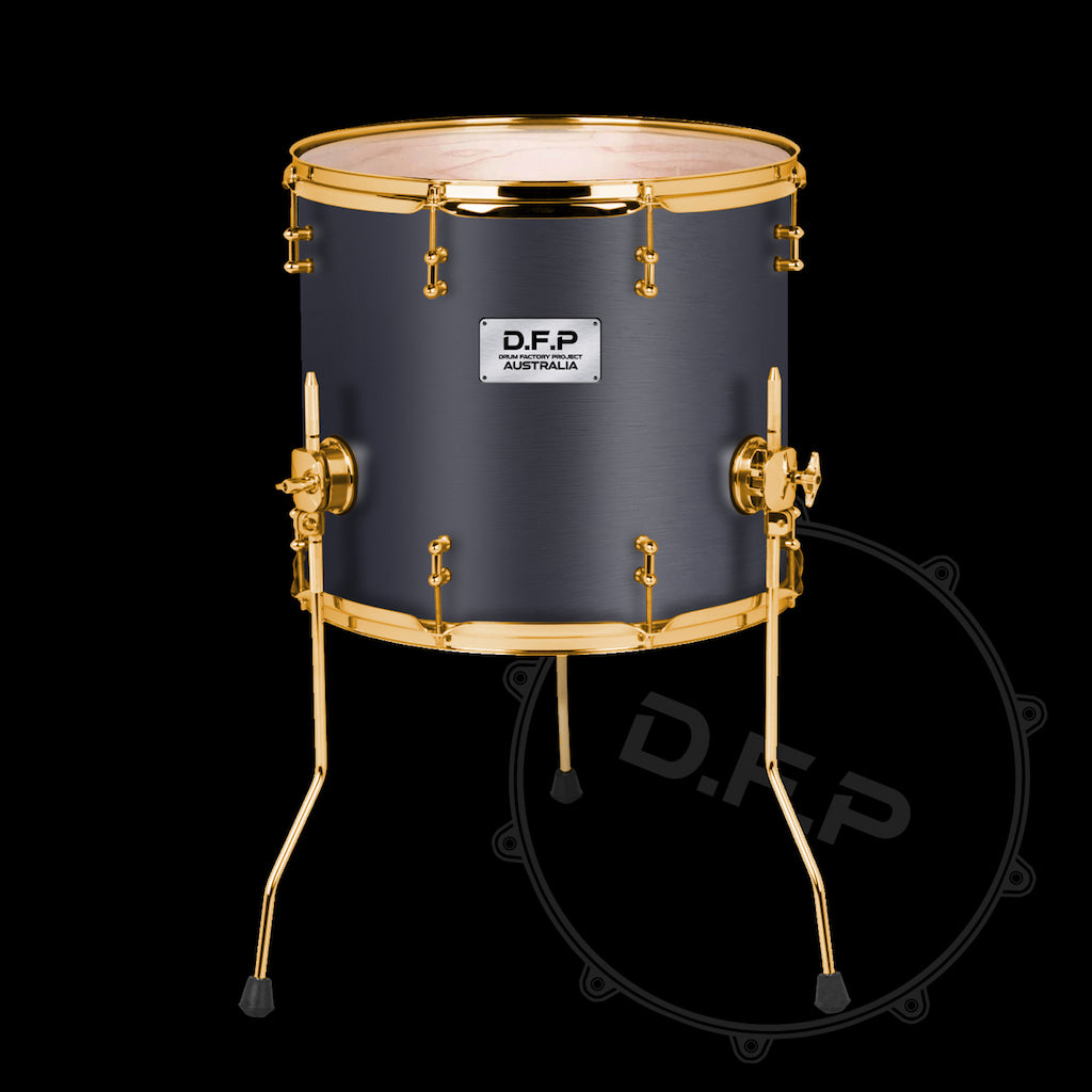 DFP Drum Wrap - Gun Metal Black