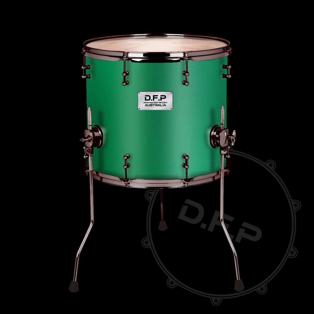 DFP Drum Wrap - Gun Metal Green