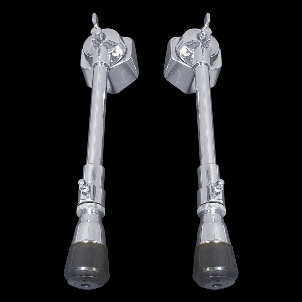 DFP Heavy Duty Bass Drum Spurs in Chrome Finish