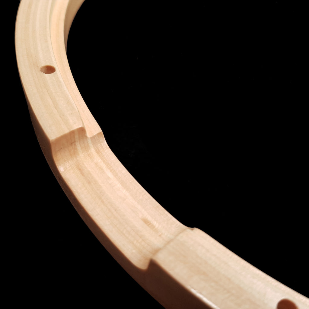 DFP Lacquered Maple Snare Drum Resonant Hoop