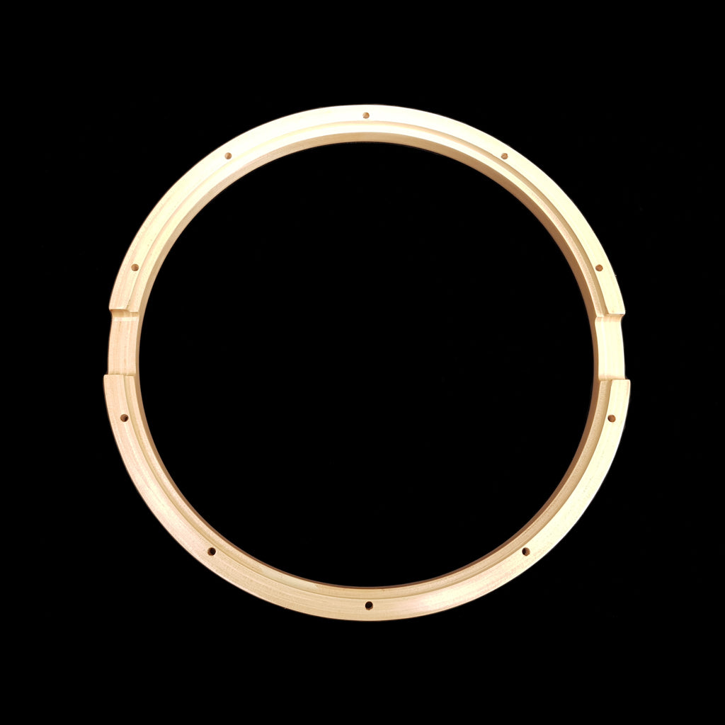 Single DFP Lacquered Maple Snare Drum Resonant Hoop