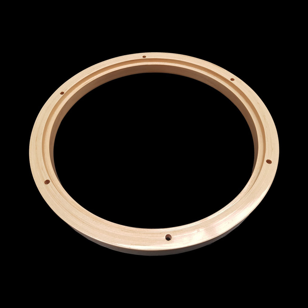 Bottom of DFP Lacquered Maple Tom Drum Hoops