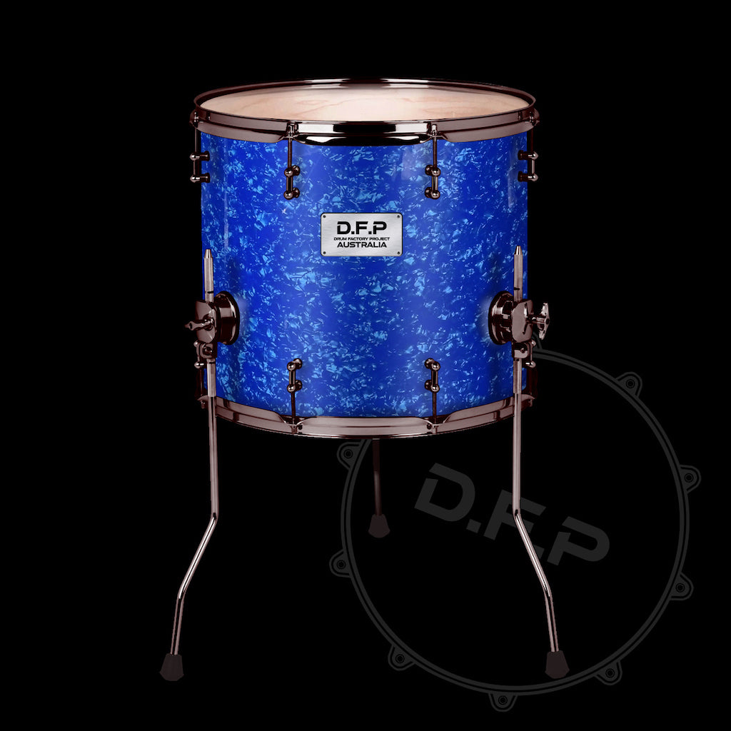 DFP Drum Wrap - Blue Marine Pearl