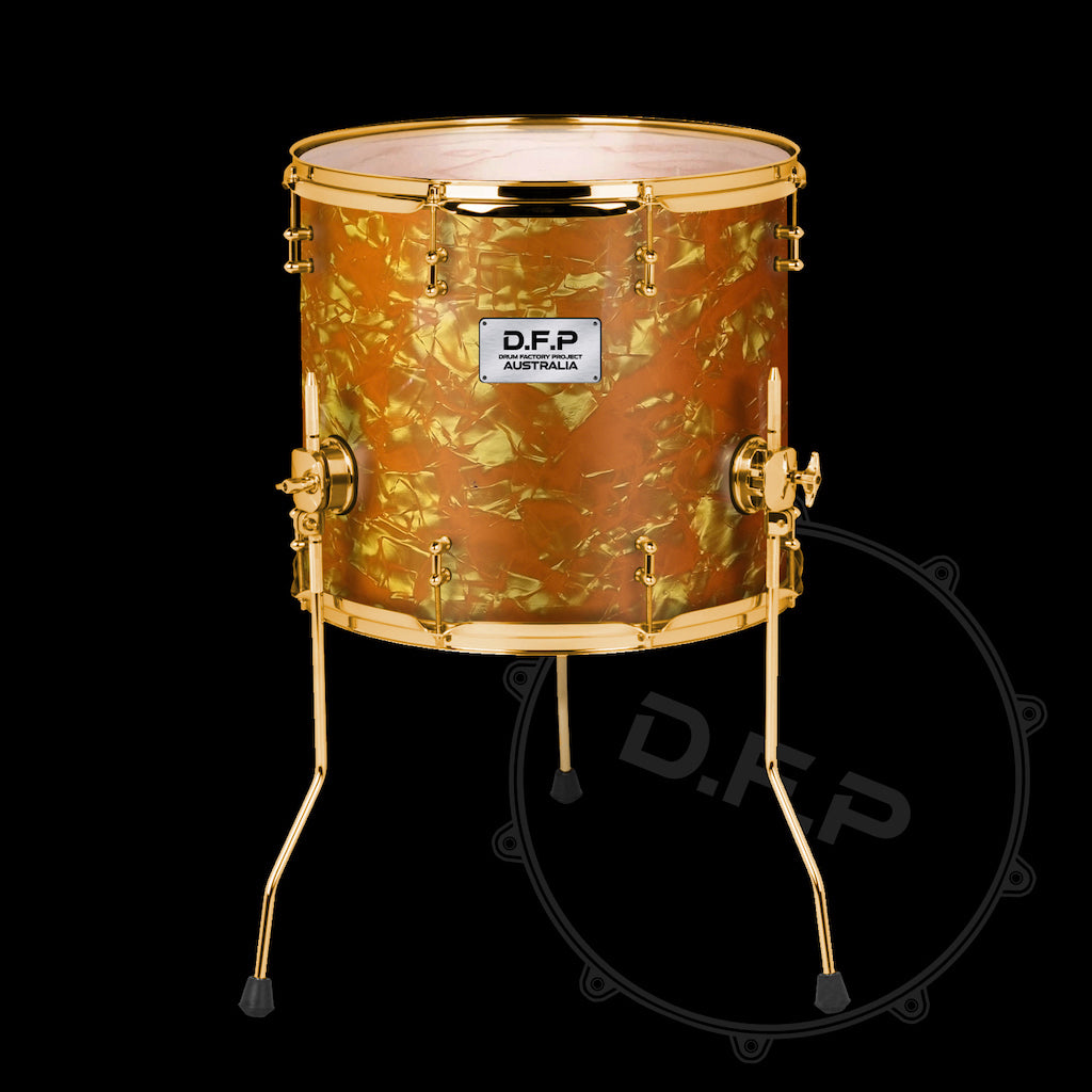 DFP Drum Wrap - Light Orange Marine Pearl