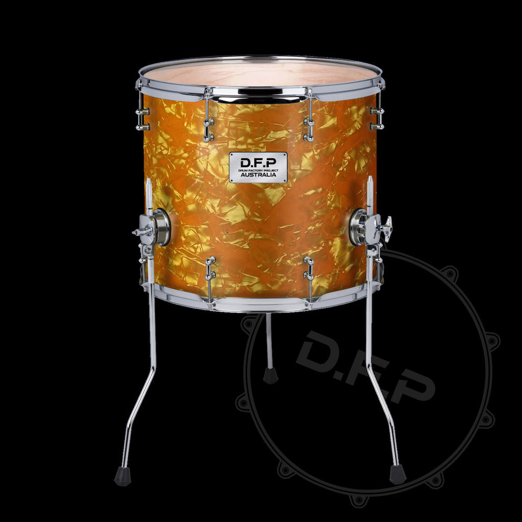 DFP Drum Wrap - Light Orange Marine Pearl