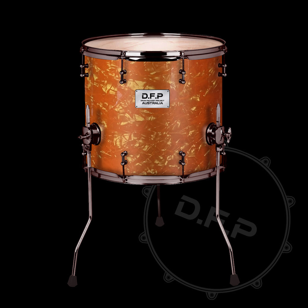 DFP Drum Wrap - Orange Marine Pearl