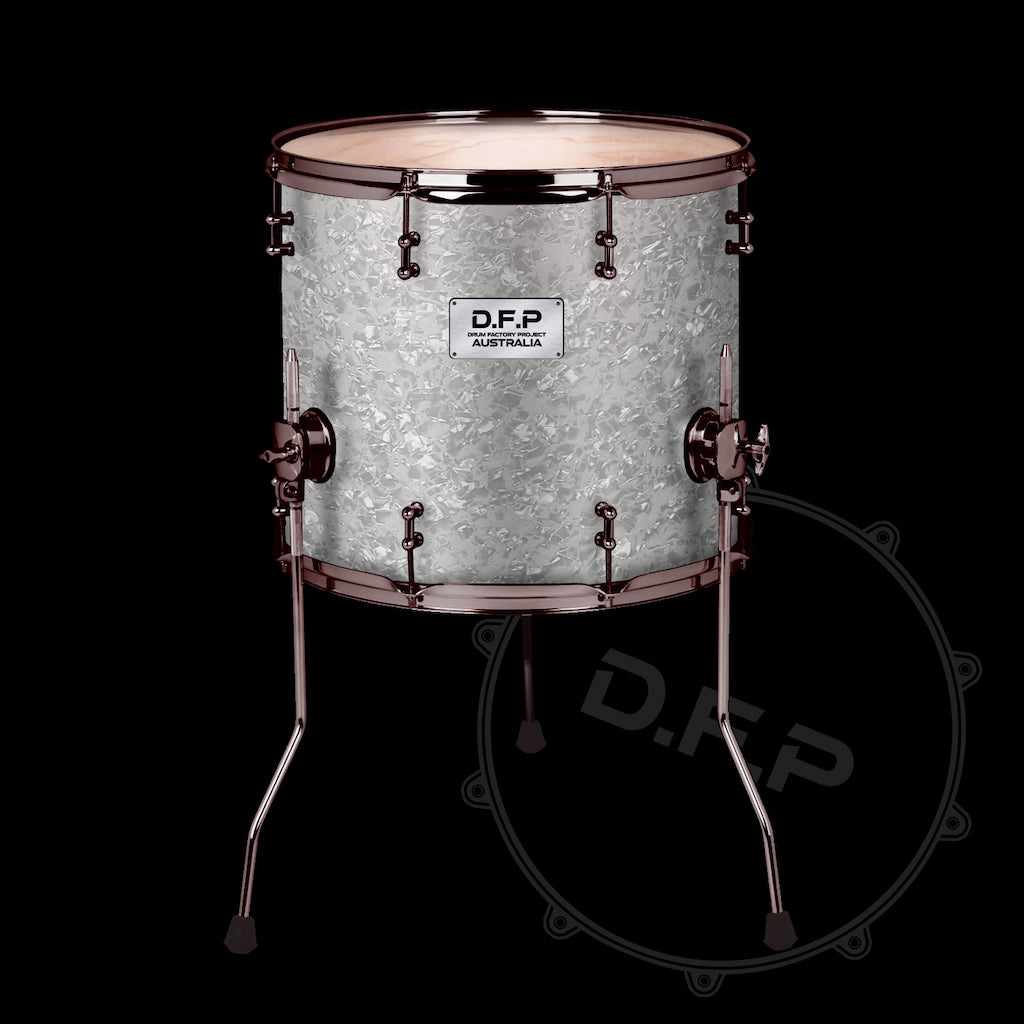 DFP Drum Wrap - White Marine Pearl