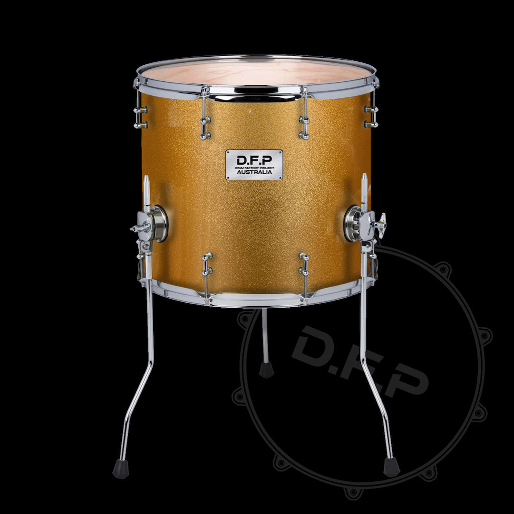 DFP Drum Wrap - Orange Sparkle