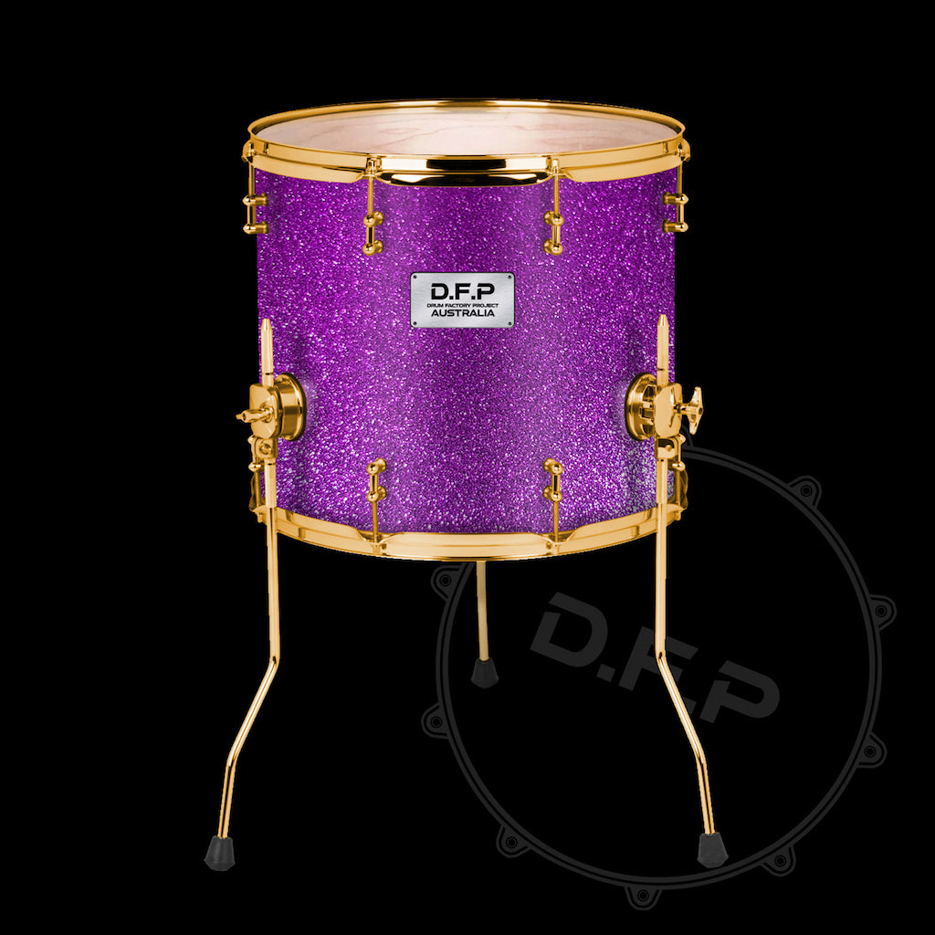 DFP Drum Wrap - Purple Sparkle