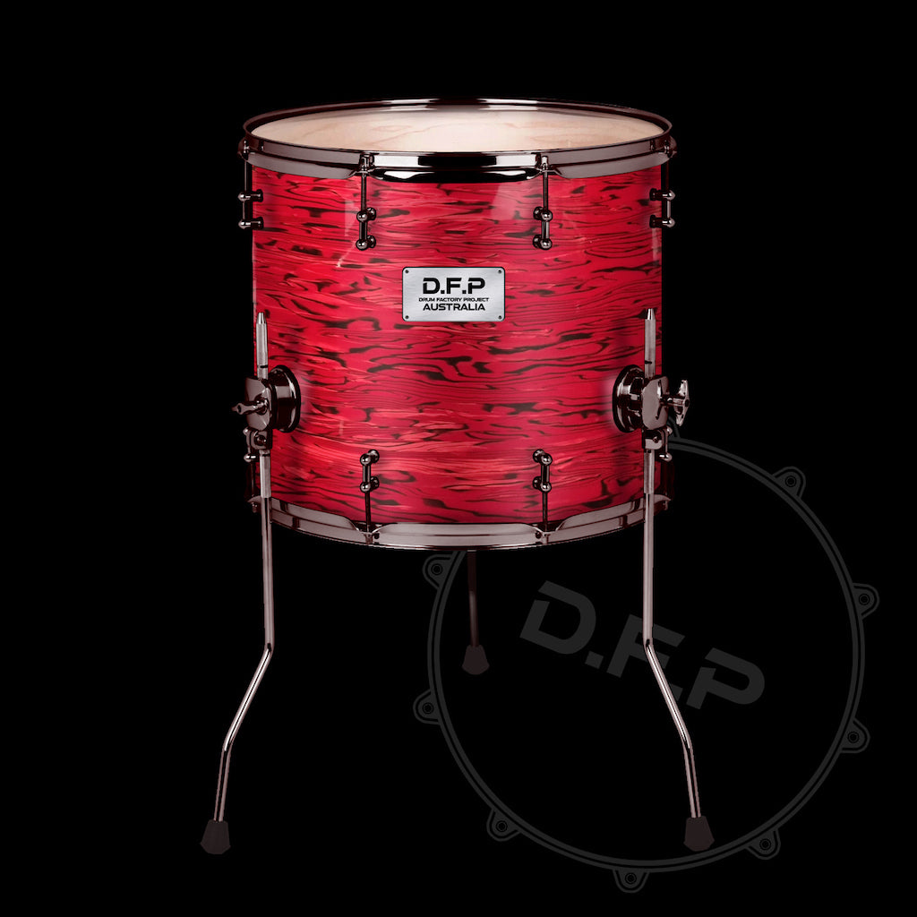 DFP Drum Wrap - Red Oyster