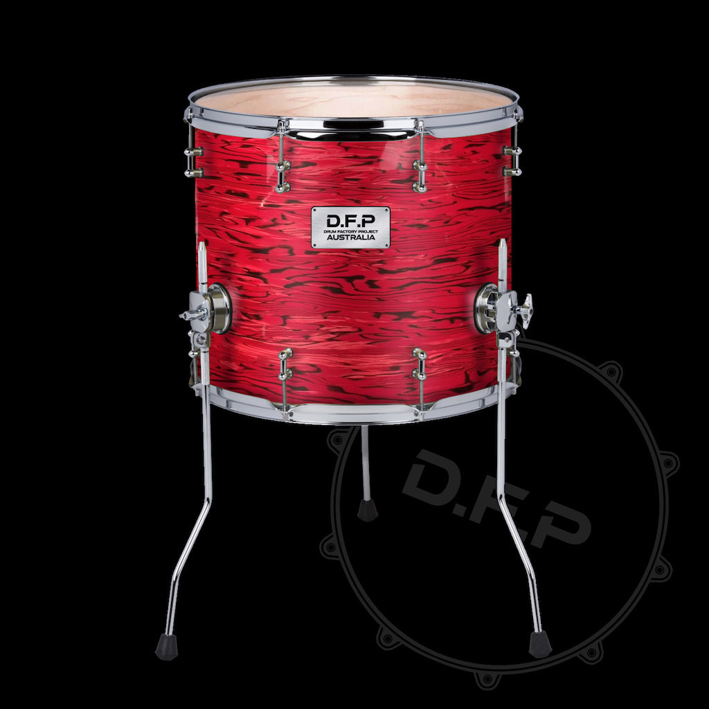 DFP Drum Wrap - Red Oyster