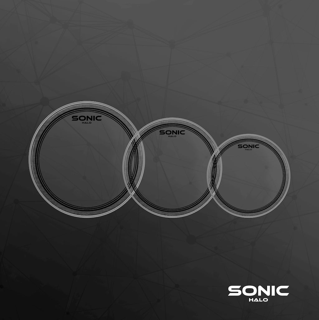 Sonic Halo Clear Drum Head Pack
