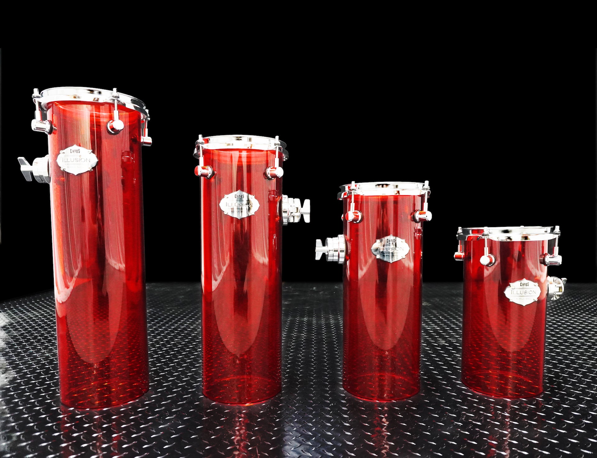 Chaos Illusion Acrylic Cannon Toms - Red