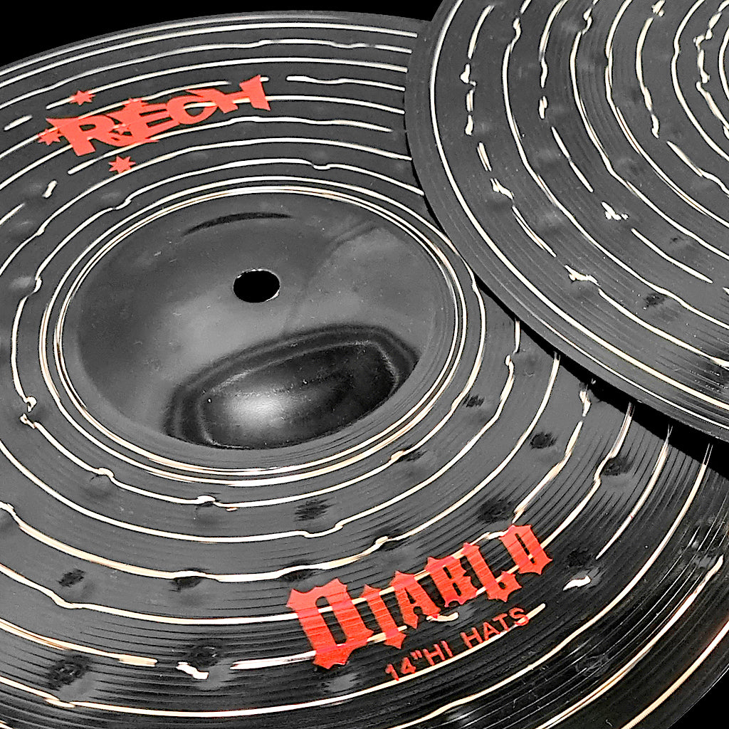 Rech Diablo 14" Hi Hat Cymbals