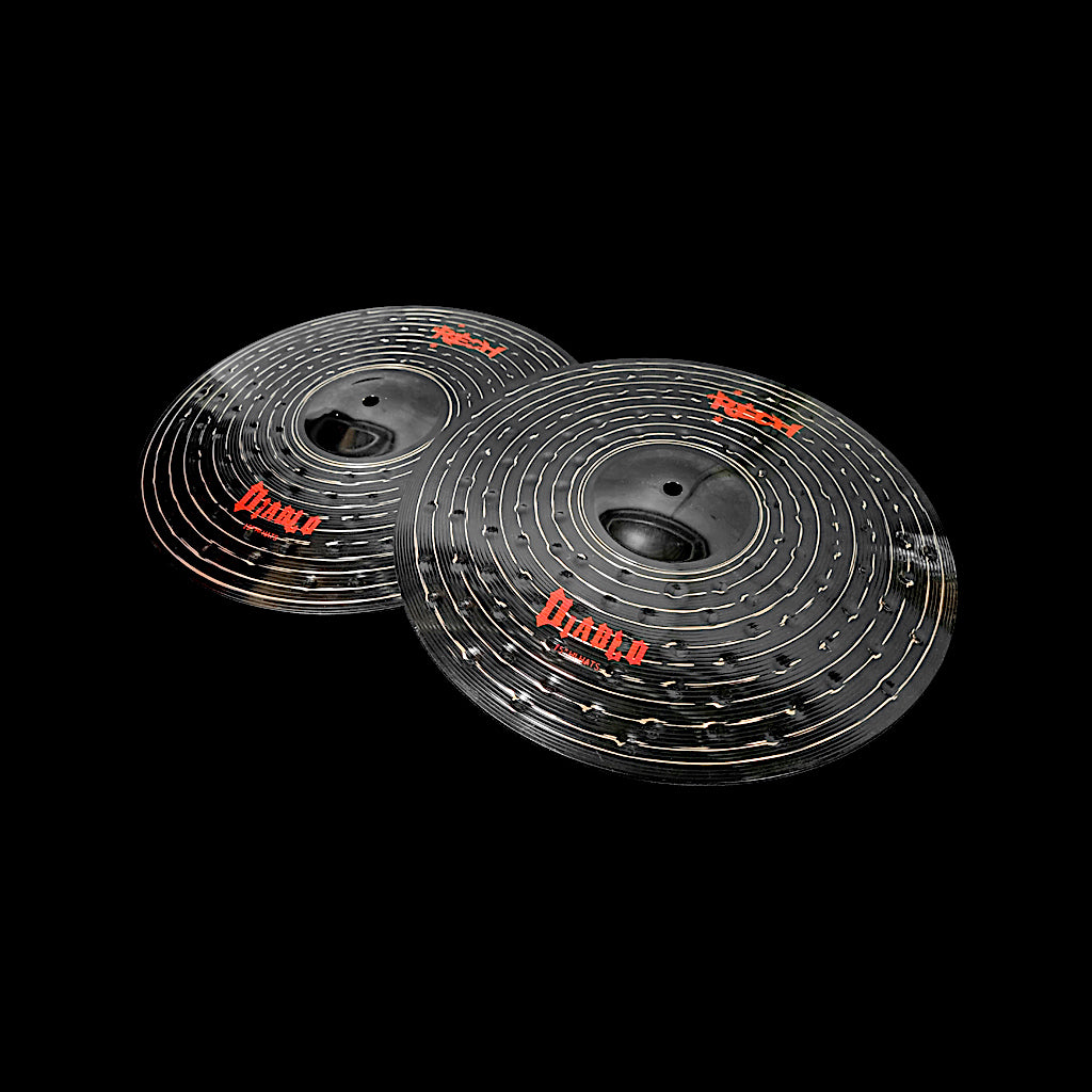 Rech Diablo 15" Hi Hat Cymbals