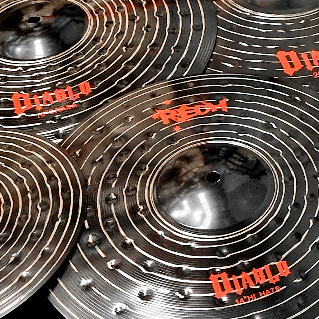 Rech Diablo 7 Piece Cymbal Pack Set
