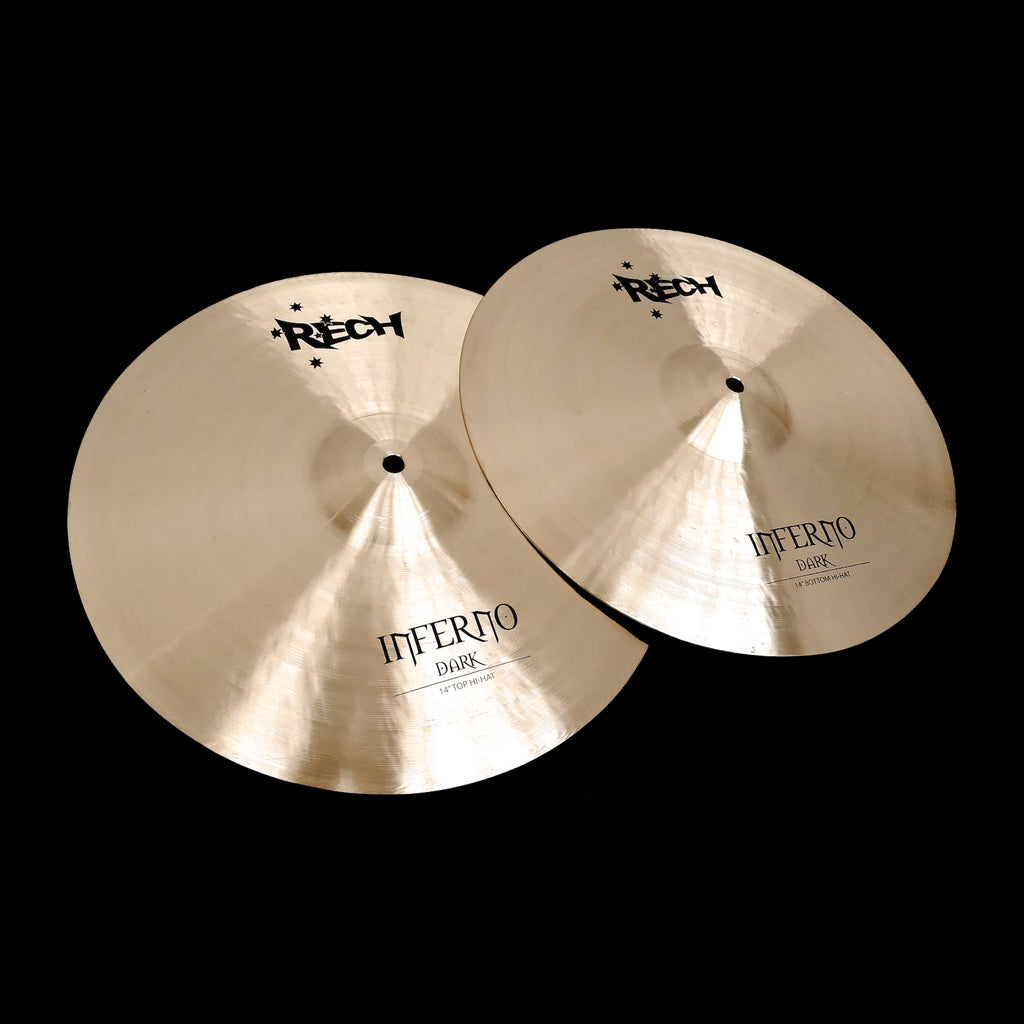 Rech Inferno Dark 14" Hi Hat Cymbals