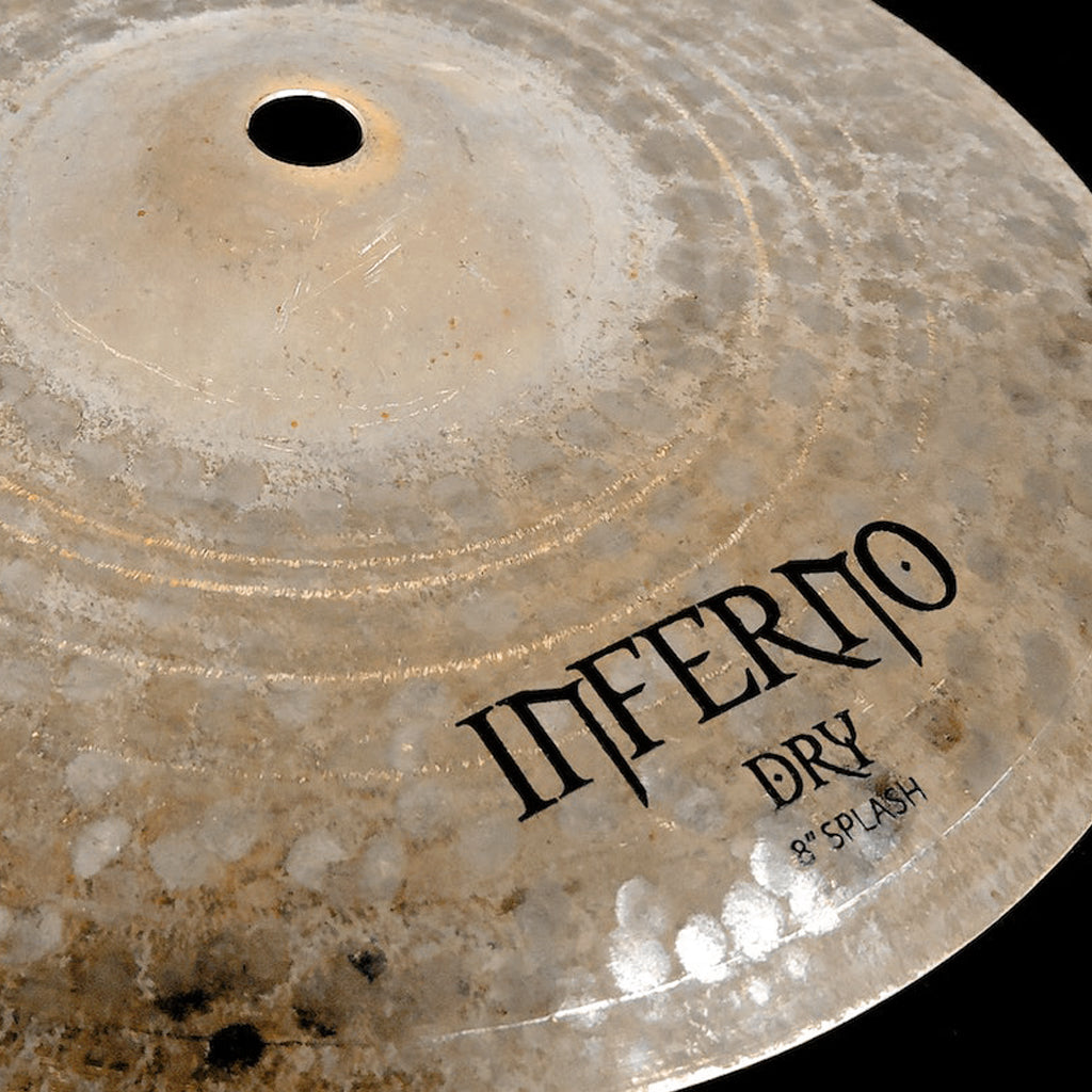 Close Up of Rech Inferno Dry 8" Splash Cymbal