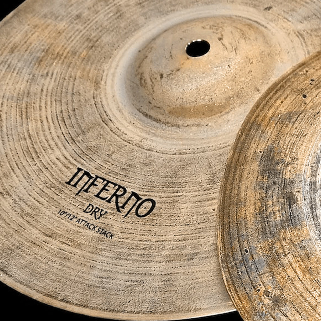 Splash from the Rech Inferno Dry 10" / 12" Attack Stack Cymbals