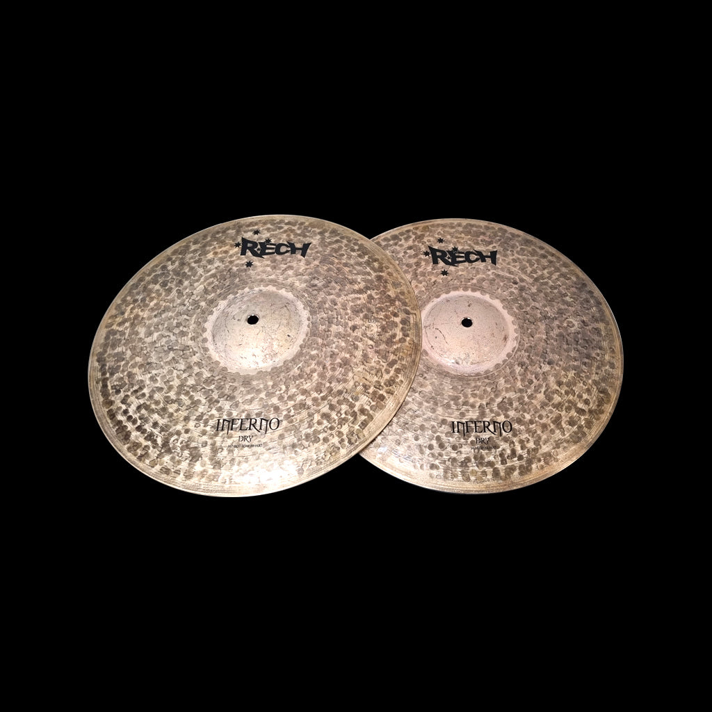 Rech Inferno Dry 16" Hi Hat Cymbals